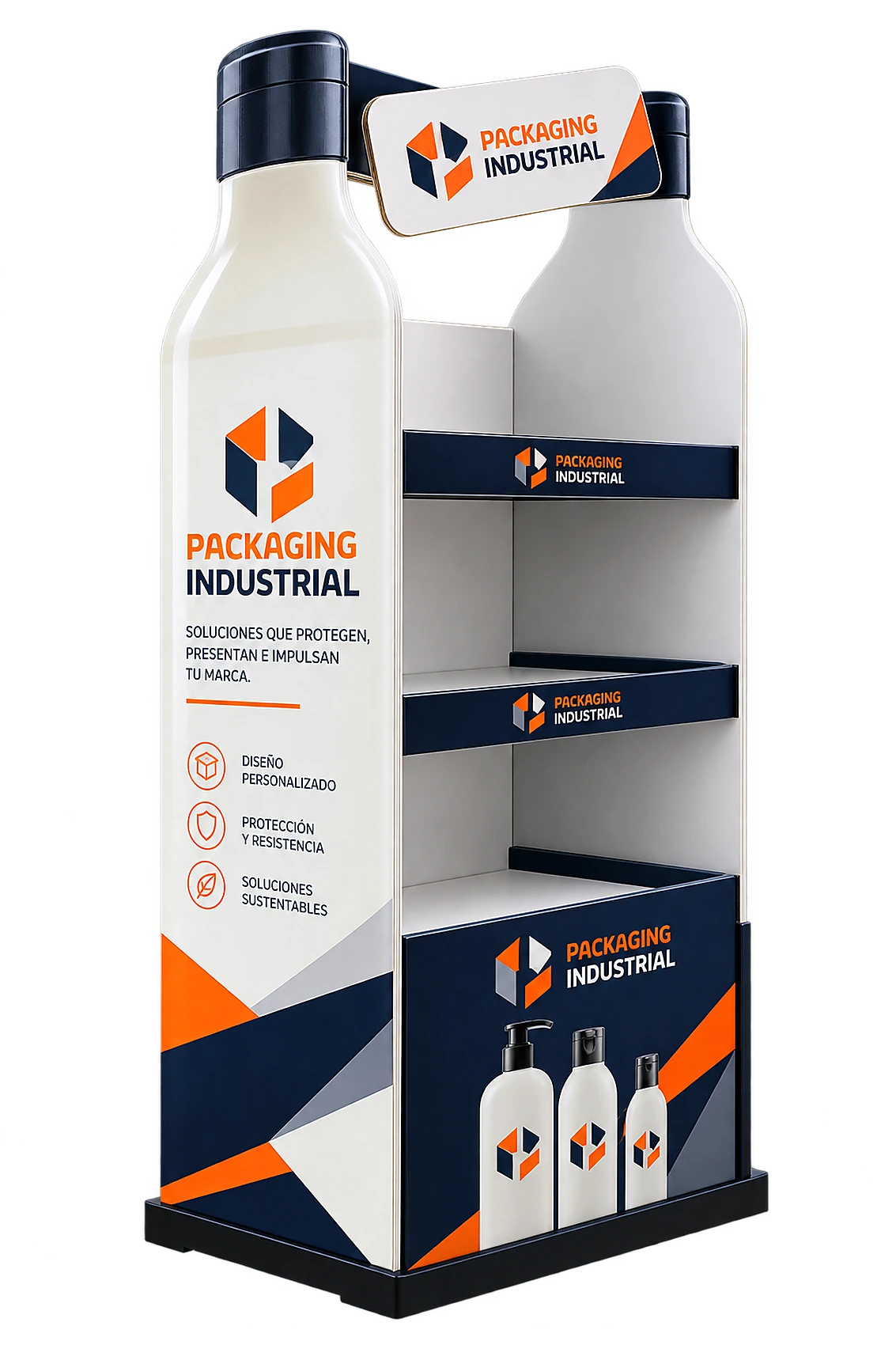 Exhibidor de abasto de Packaging Industrial