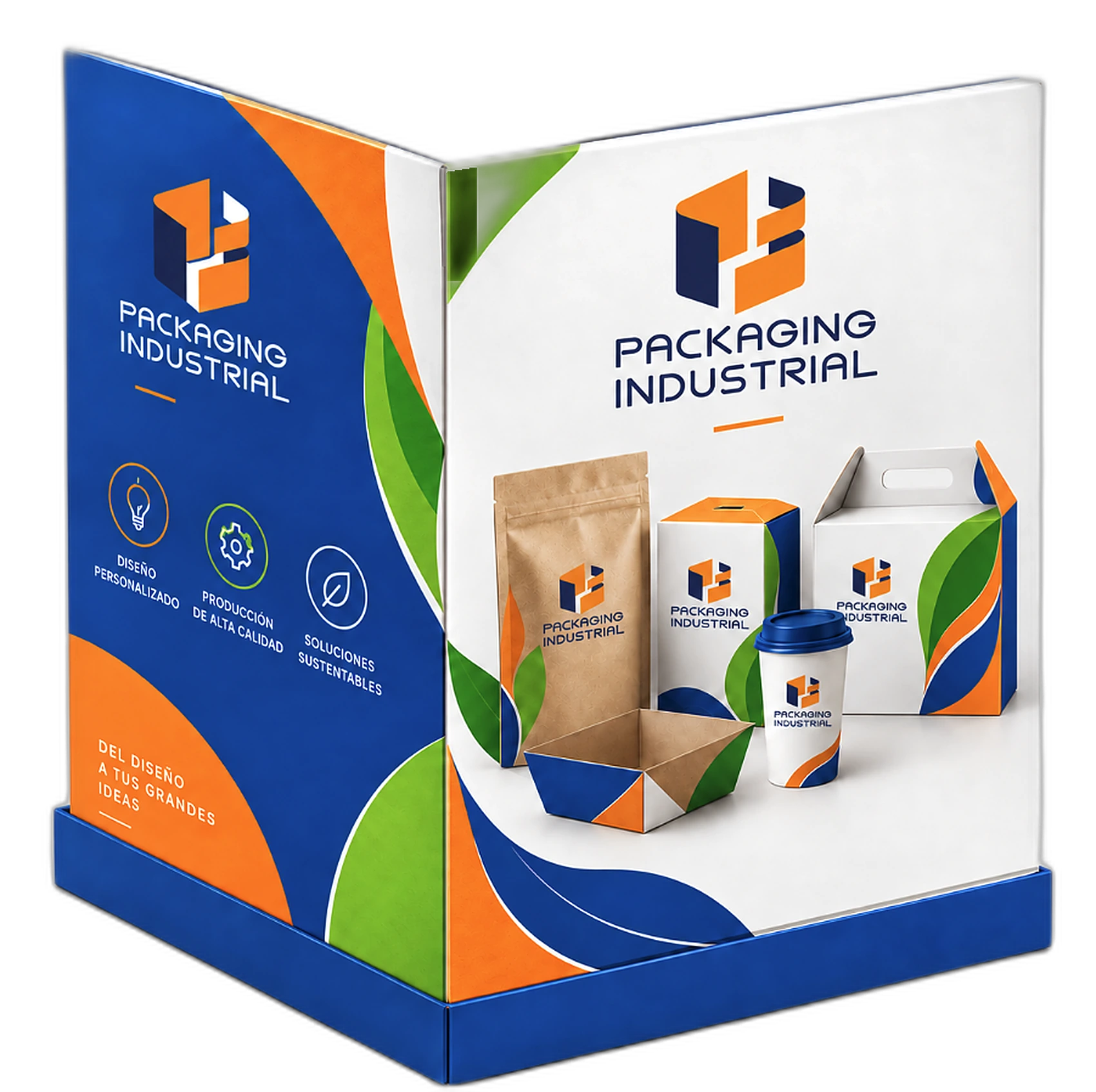 Botadero de piso de Packaging Industrial
