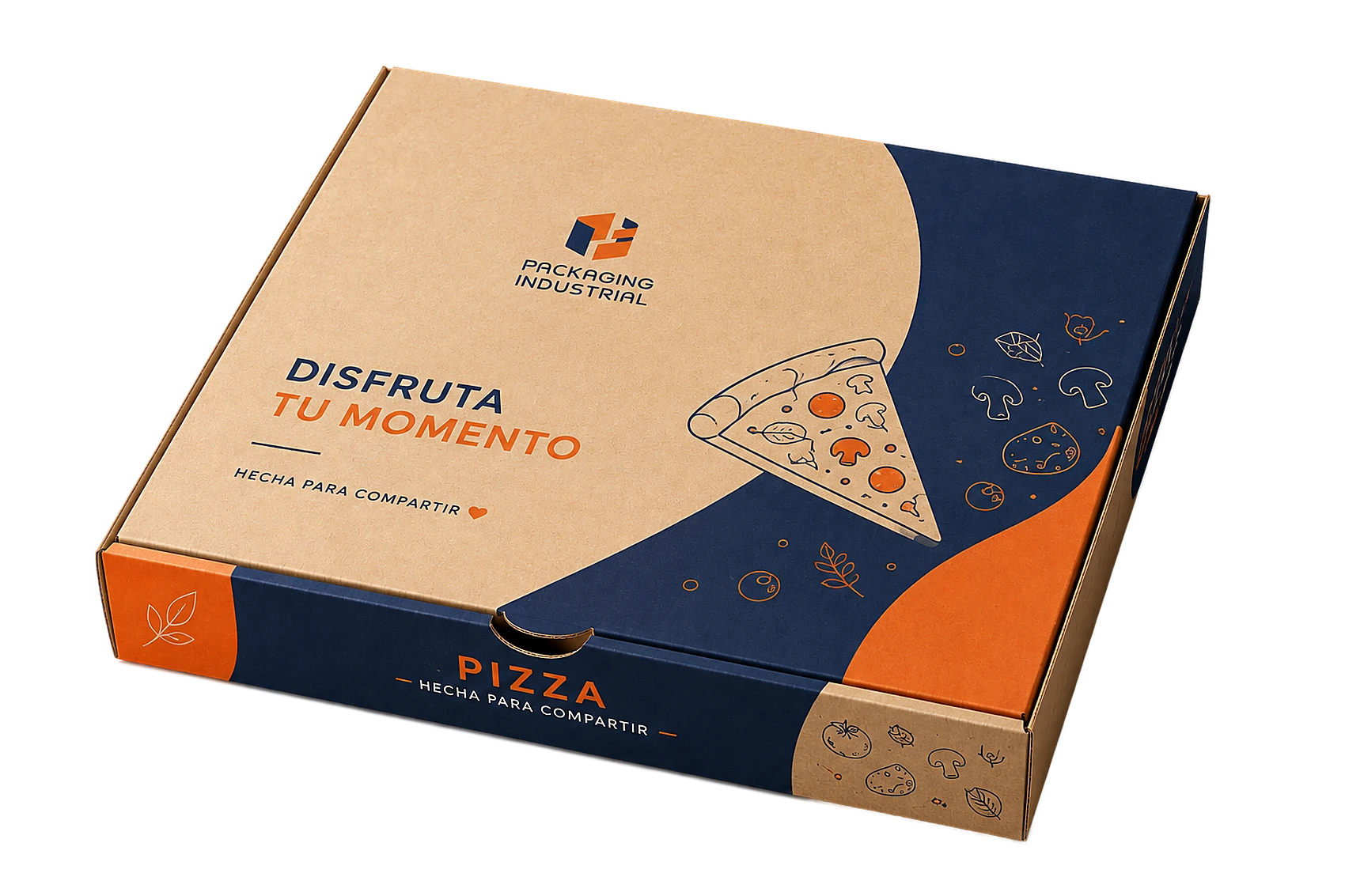 Caja de pizza de Packaging Industrial